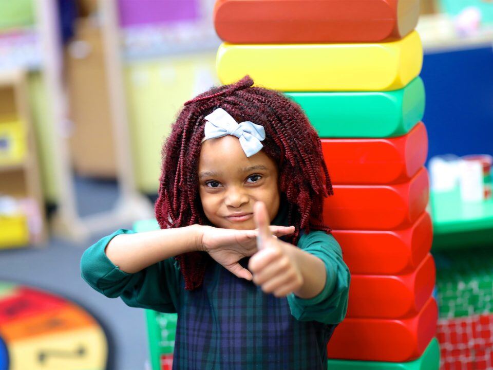 child playing