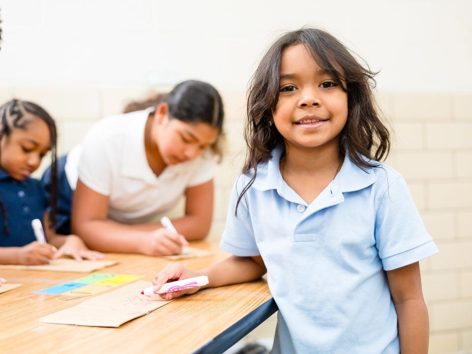 children learning